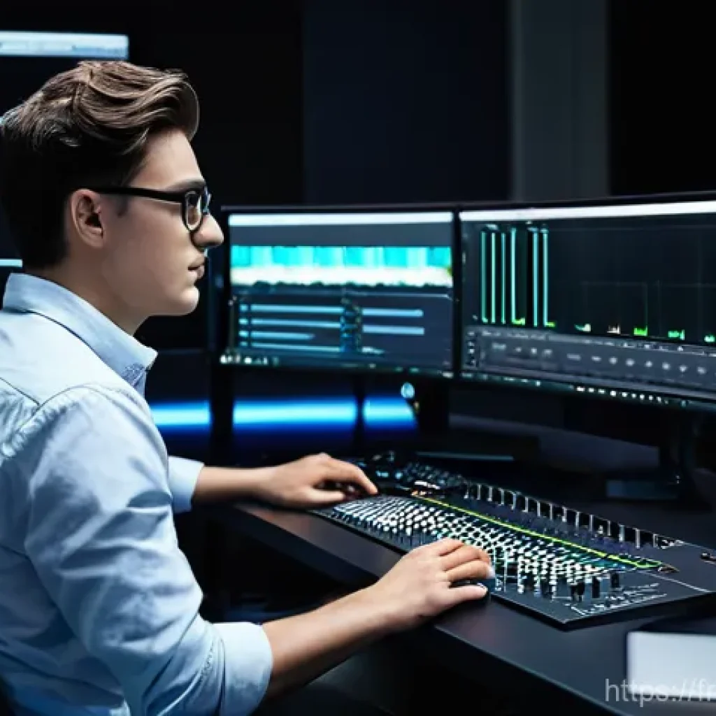 미디어기술사 중점 과목 정리 - **Prompt: The Craft of Post-Production Excellence**
    "A highly detailed, cinematic shot of a youn...